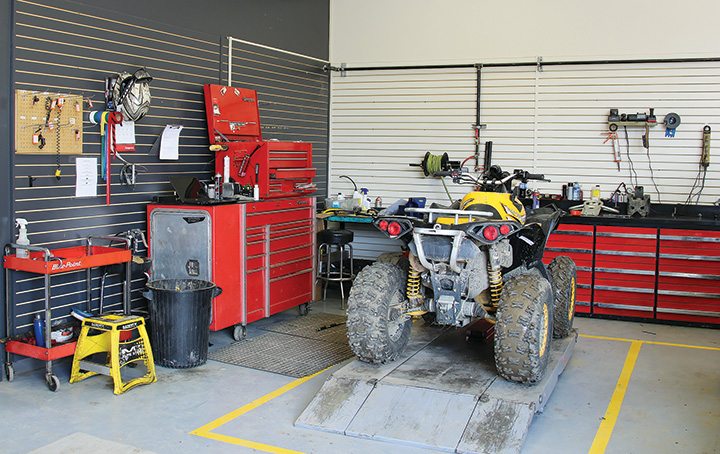 Service department image for Powersports Business article