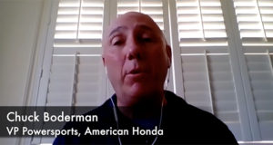 Chuck Boderman from American Honda during PSB Video Chat for Powersports Business