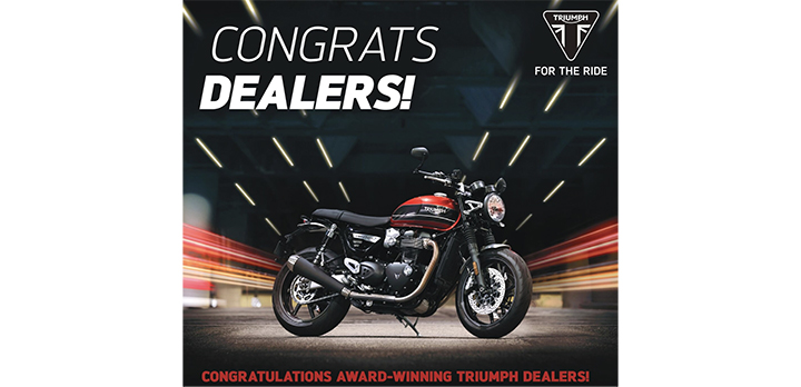 Triumph Motorcycles image for Powersports Business article