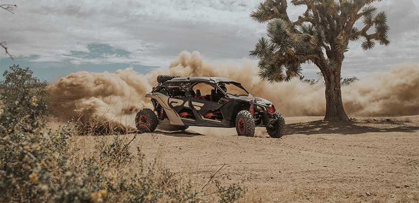 The 2021 Can-Am Maverick X3 X rs Turbo RR with Smart-Shox Technology has the industry’s first fully self-adjustable suspension, providing superior performance, control and comfort.