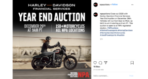 National Powersport Auctions, NPA, Harley-Davidson, Harley-Davidson Financial Services,