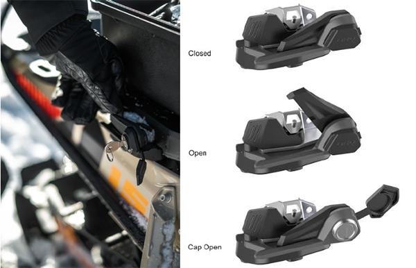 BRP, LinQ Lock, 2021 products, snowmobile products