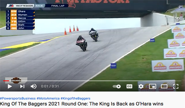 King Of The Baggers Championship, Tyler O’Hara, Mission Foods, S&S Cycle, Indian Challenger