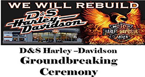 D&S Harley-Davidson, groundbreaking ceremony, May 14, 50th anniversary