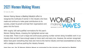 Boating Industry, Women Making Waves