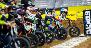 Starting line of the STACYC Holeshot Challenge - Photo Credit: Feld Entertainment Inc.