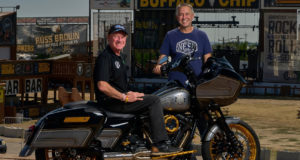 The Ness Custom Road Glide is heading to the auction block at the 15th annual Sturgis Buffalo Chip Legends Ride to support the event’s mission of giving.