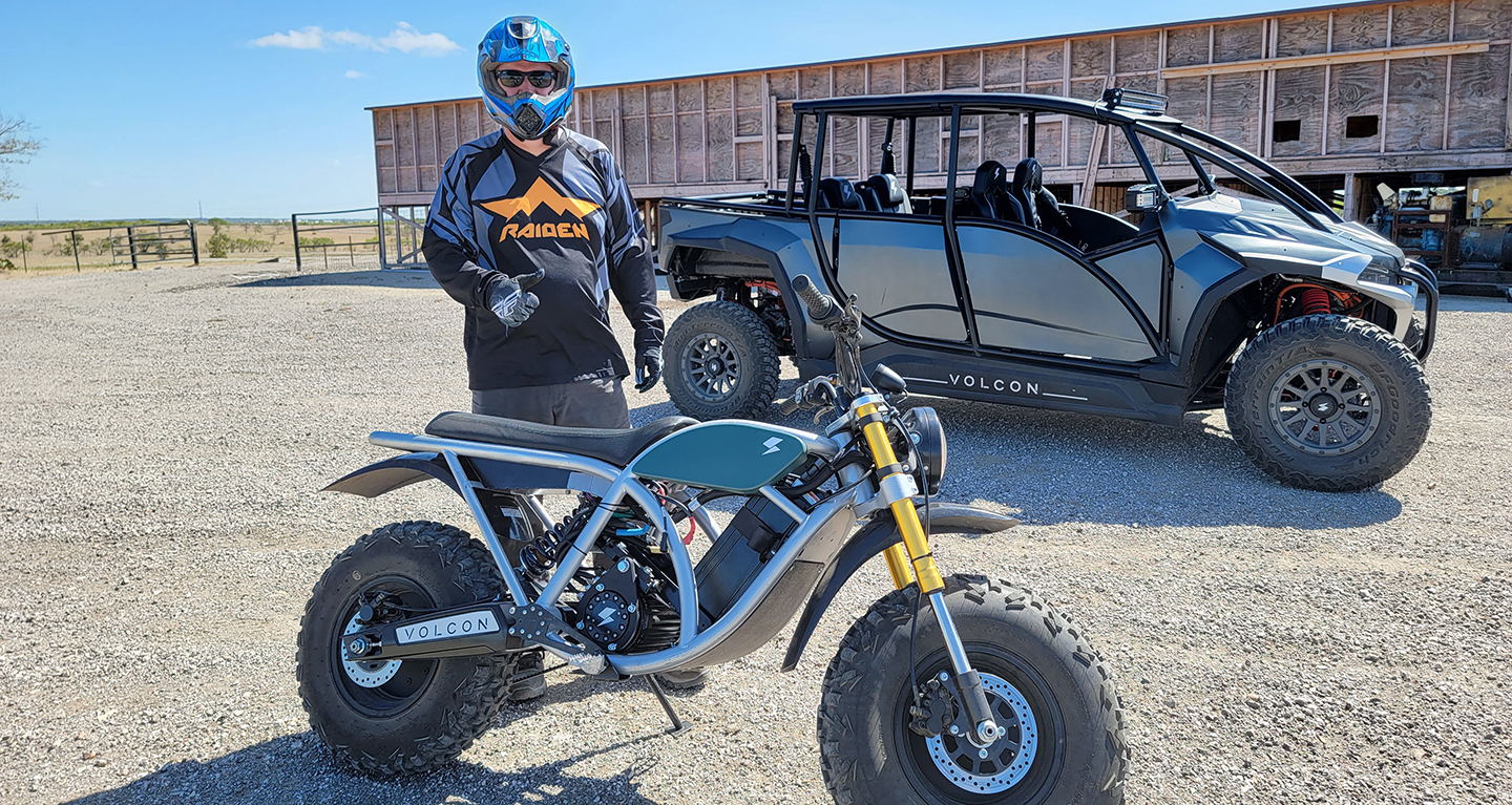 Seat time on Volcon’s electric UTV, motorcycle? We’re in!