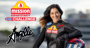 Angelle Sampey has been announced as the brand ambassador for Mission Foods NHRA Challenge