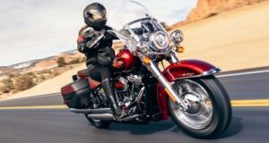 Harley-Davidson reported a first-quarter revenue increase of 20% but was down in North America.