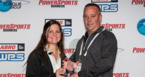 West Virginia Motorsports is presented the Powersports Business Best-In-Class - New Unit Sales award.