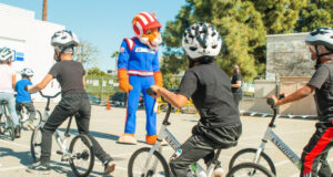 The All Kids Bike program is dedicated to teaching Kindergarten students how to ride a bike