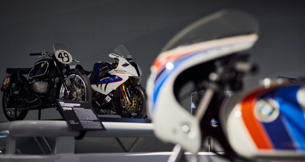 BMW's 100th anniversary exhibit at the Ultimate Driving Museum in South Carolina.