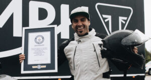 Ivan Cervantes claims the world record for the furthest distance traveled on motorcycle in 24 hours