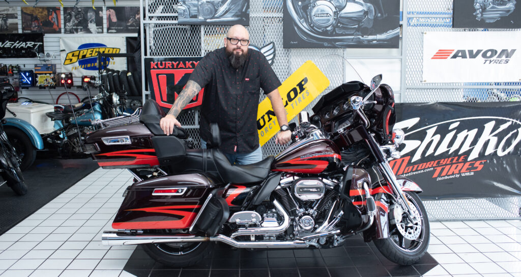 Bryan Montoya is the general manager of Motorcycle Clinic