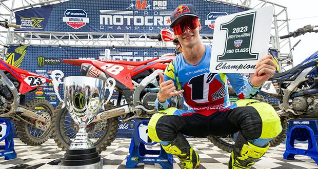 Jett Lawrence clinches outdoor MX chamipionship