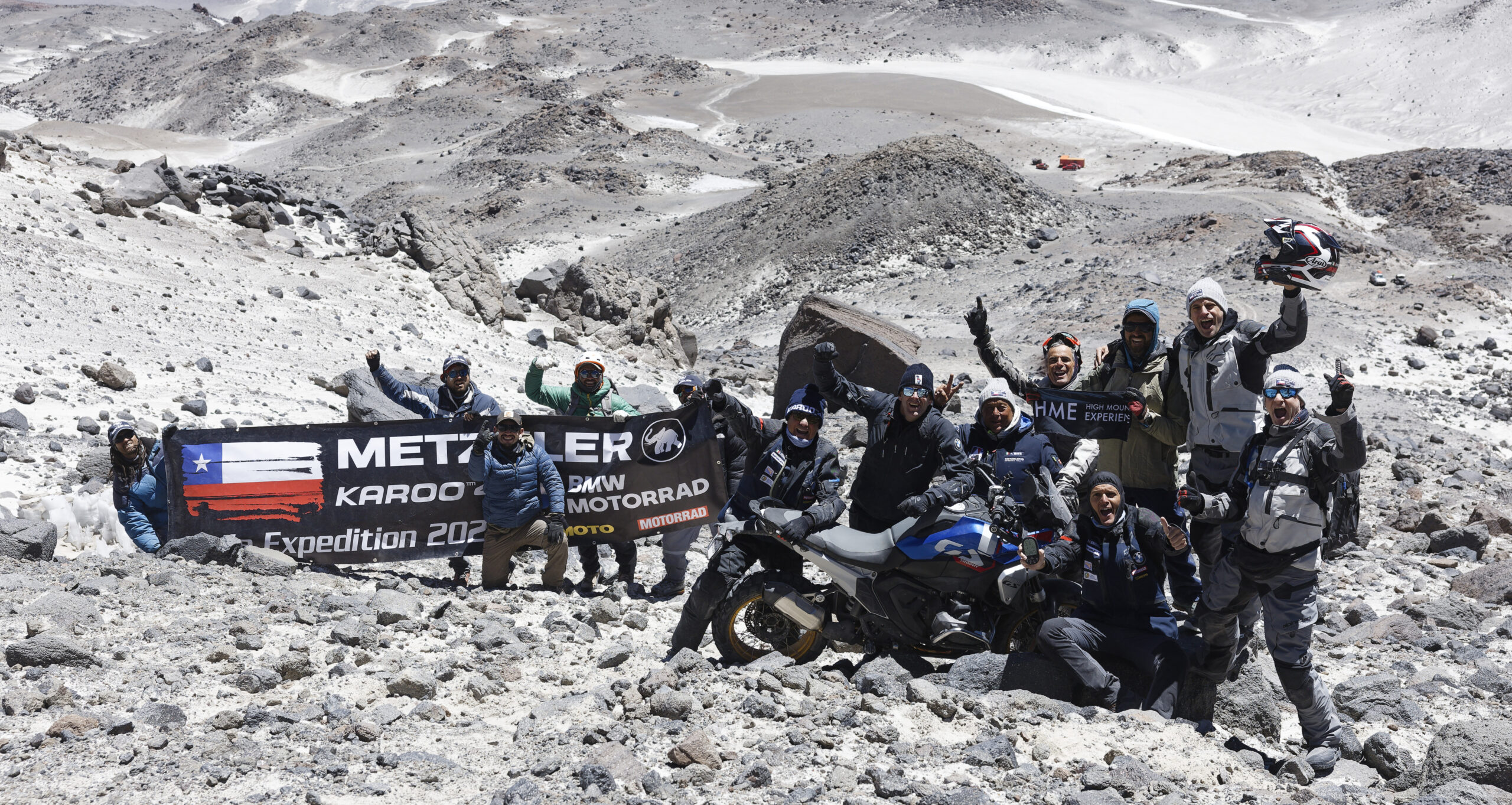 BMW Motorrad team climbs volcano in less than 24 hours