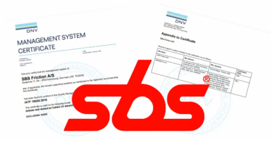 SBS Friction acheives IATF certification