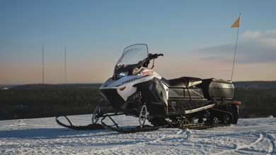 Taiga Nomad electric snowmobile