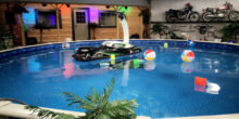 Team Charlotte Motorsports once had a pool in its showroom to display PWCs