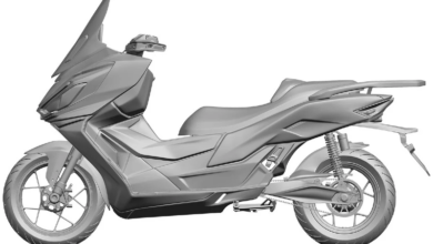 BYD motorcycle patent drawing