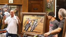 Rivals In The Dust painting revealed at Sturgis Motorcycle Museum