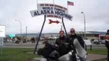 House of Harley owner Dai Matteson with her father