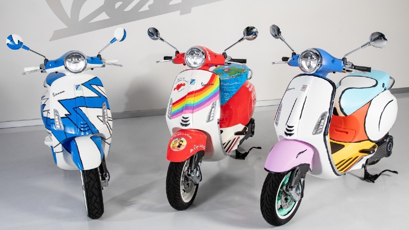 Unique edition Vespas auctioned for Special Olympics
