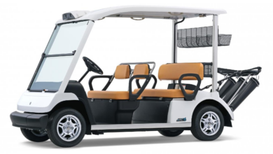 Yamaha five-seater golf cart