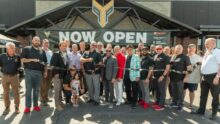 Young Powersports Euro ribbon cutting