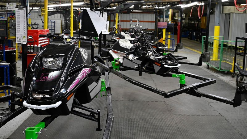 Arctic Cat restarts snowmobile, SxS production at Minnesota