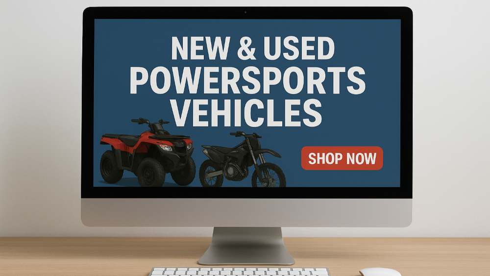 Digital powersports ad
