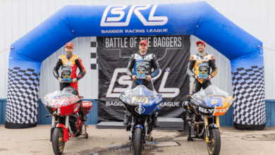 Bagger Racing League podium finishes for Harley dealer's race team