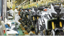 Honda motorcycle factory, Japan