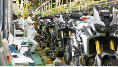 Honda motorcycle factory, Japan