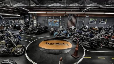 Motorcycle shop goes green
