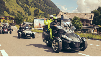 Can-Am launches three-wheel riding initiative.