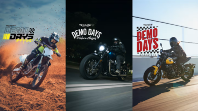 Triumph announces dates for national demo days