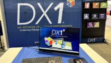 DX1 booth at AIMExpo