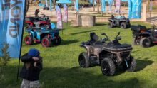 CFMOTO unveils ATV lineup in Nice, France.