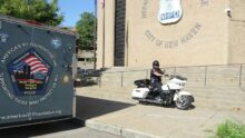 New Haven Police win new Harley from America's 911 Foundation