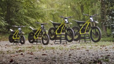 Triumph TXP electric lineup