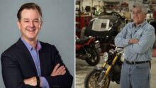 SEMA Kickoff Breakfast host Leno, Starrs